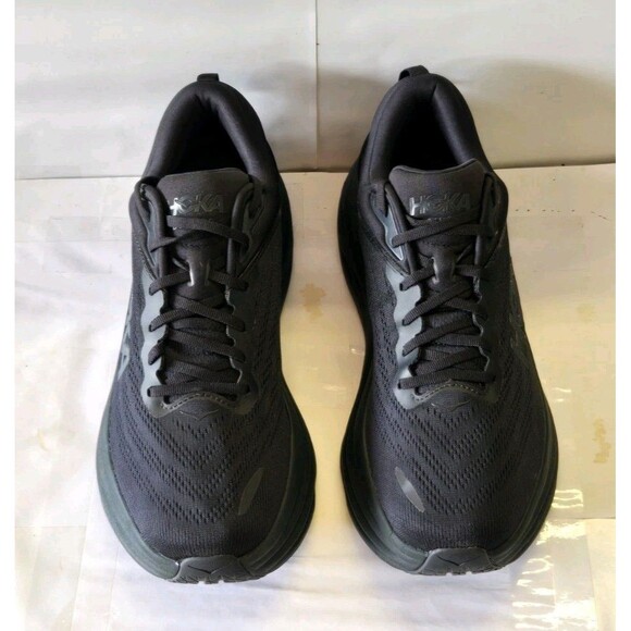 HOKA Bondi 8 Triple Black Men\'s Running Shoes Size 13D BBLC 1123202 main image 8
